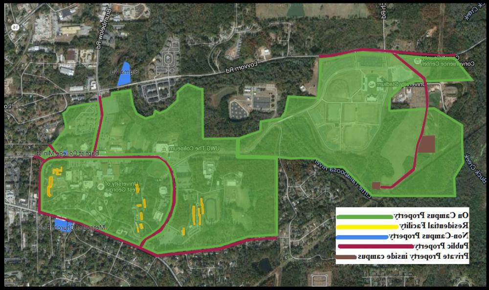 Carrollton campus map